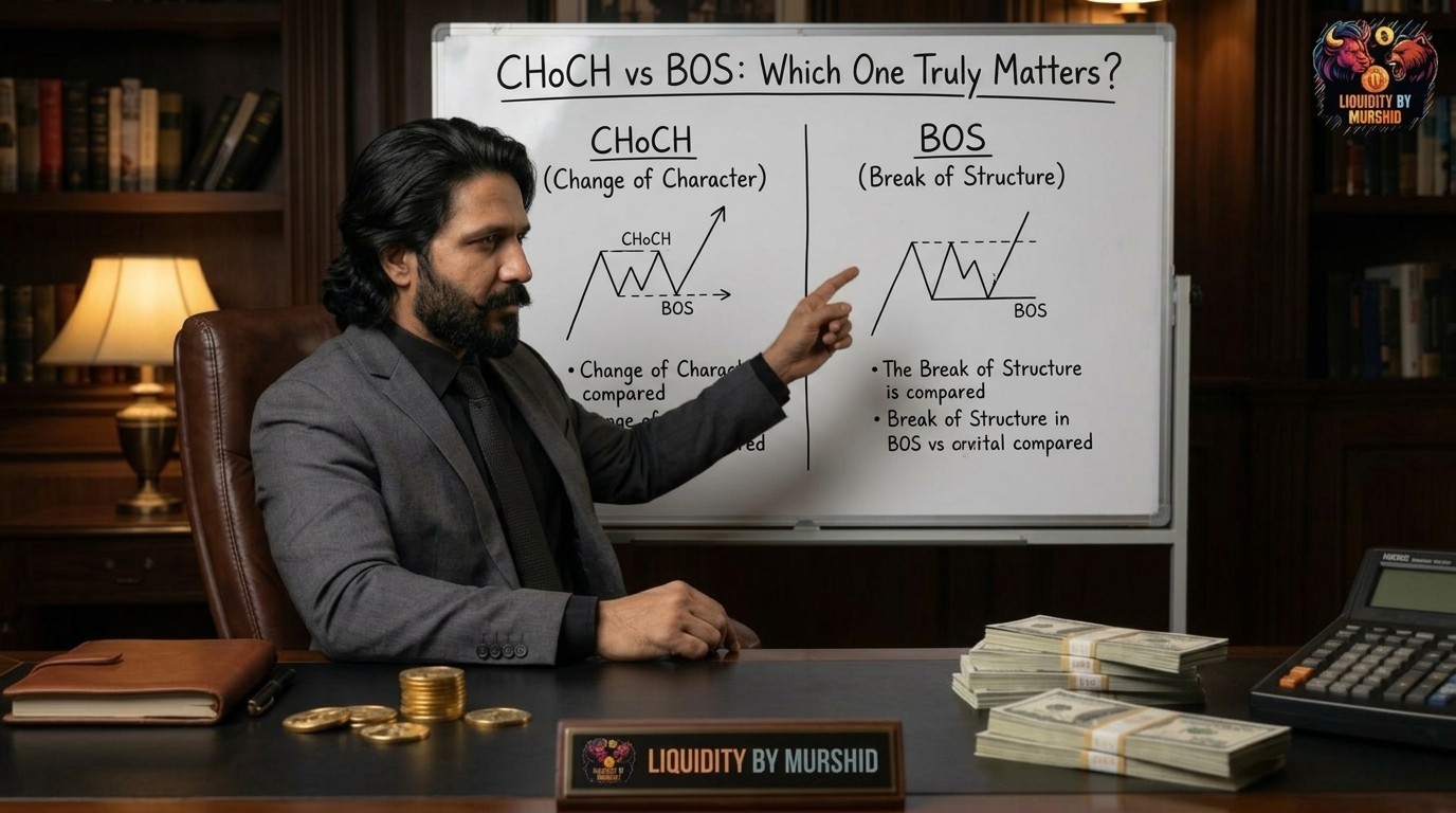 CHoCH vs BOS forex trading
