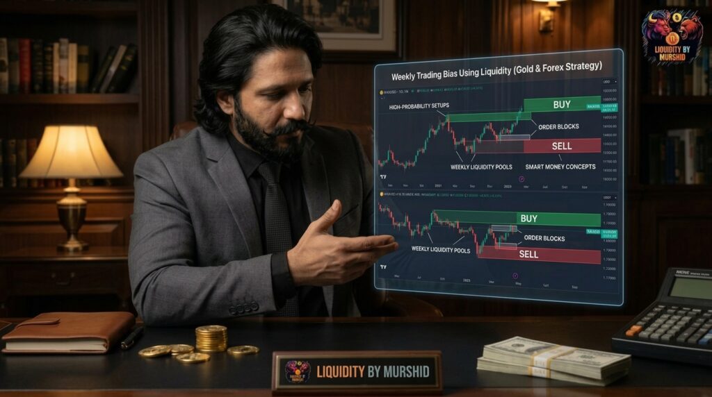 weekly trading bias using liquidity